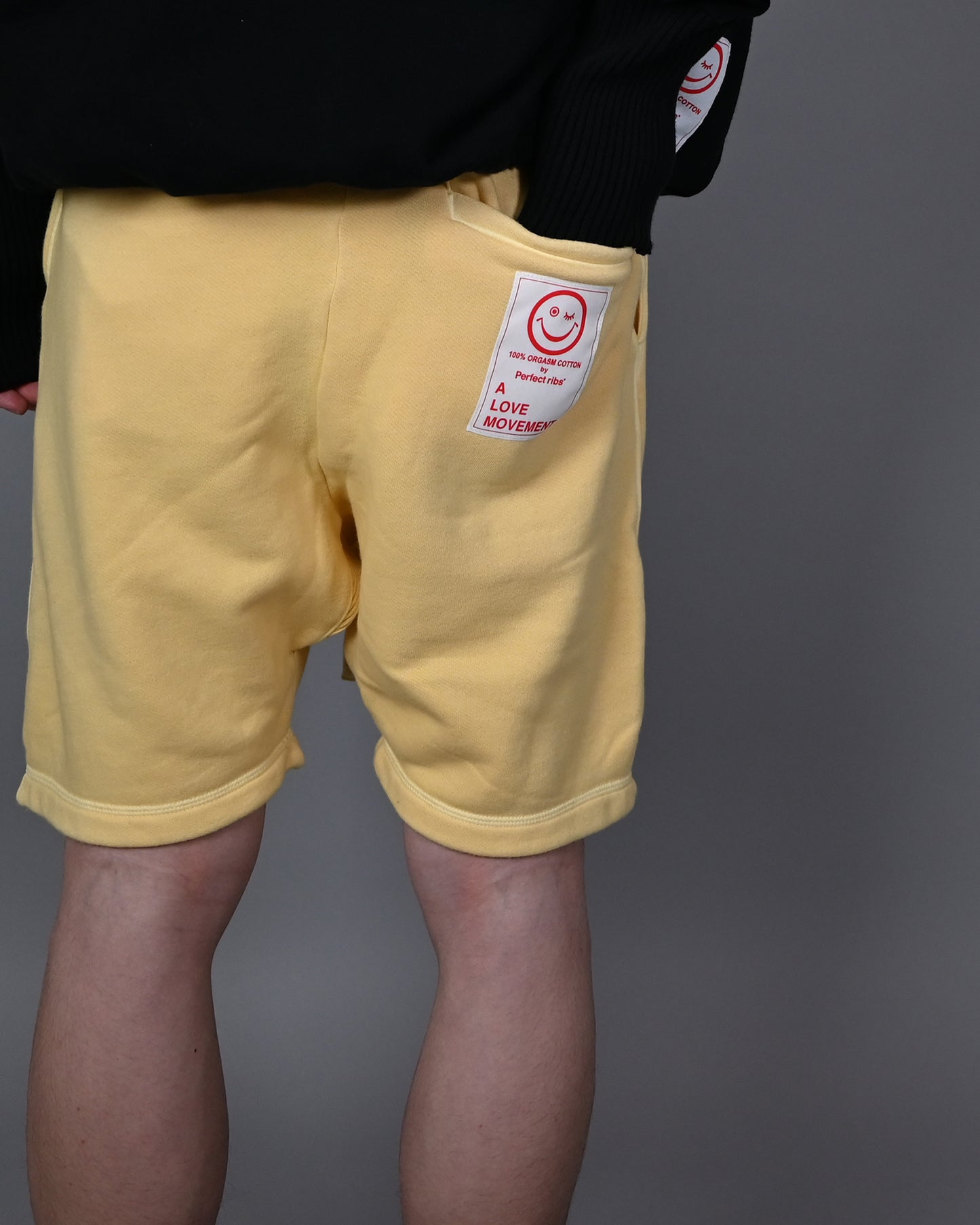 (ONE LOVE)Sweat Short Pants /Vintage Yellow