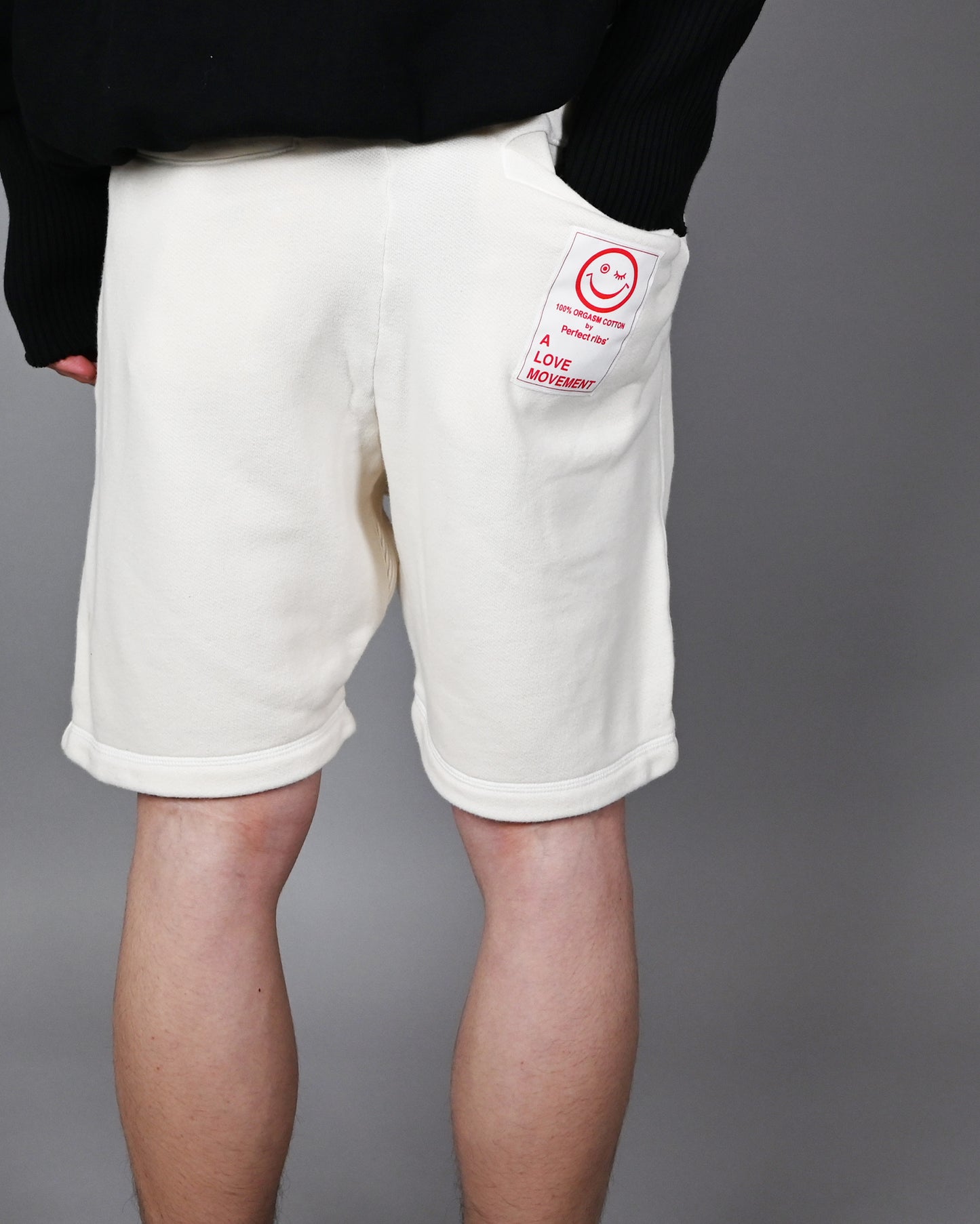 (ONE LOVE)Sweat Short Pants / Off White