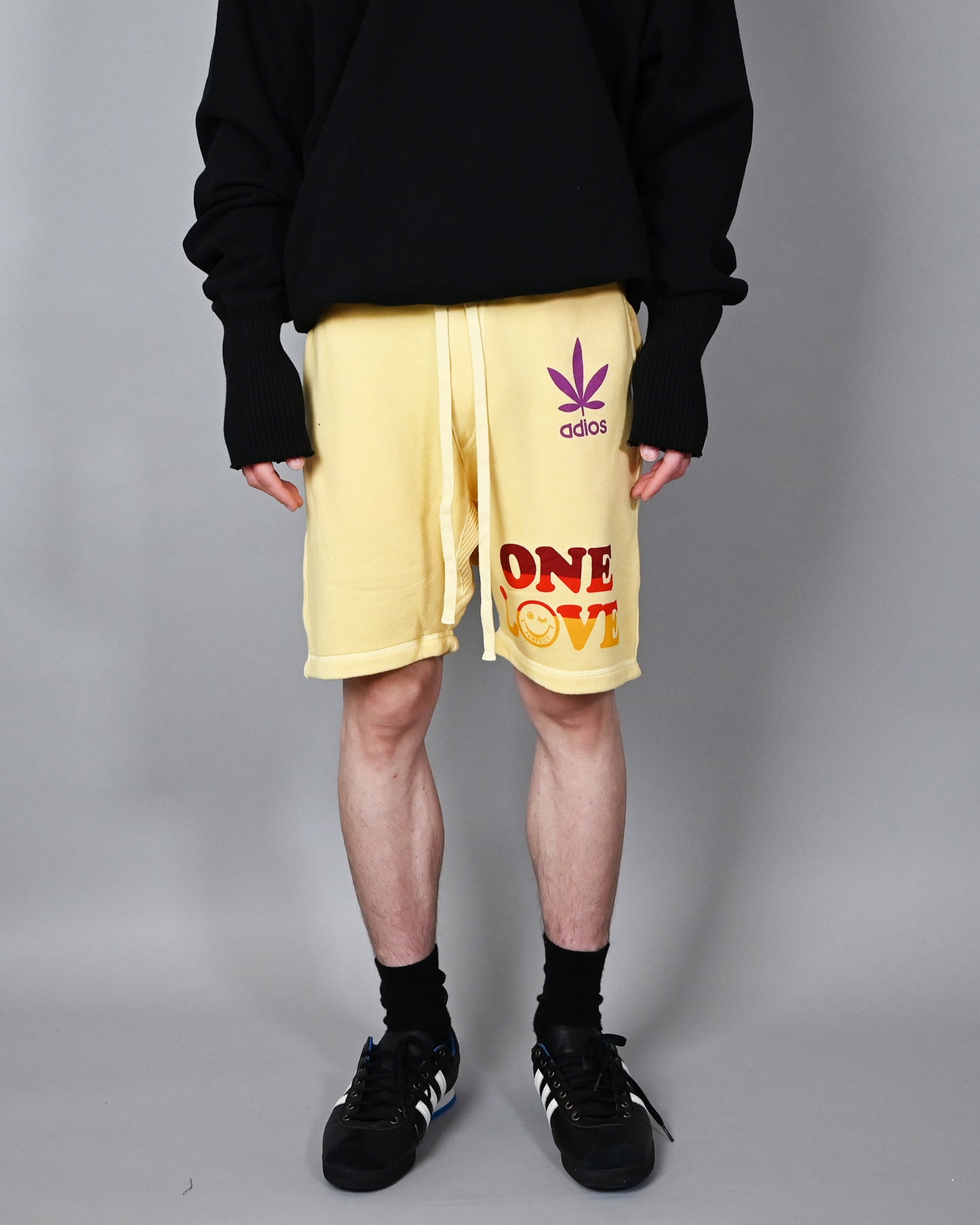 (ONE LOVE)Sweat Short Pants /Vintage Yellow