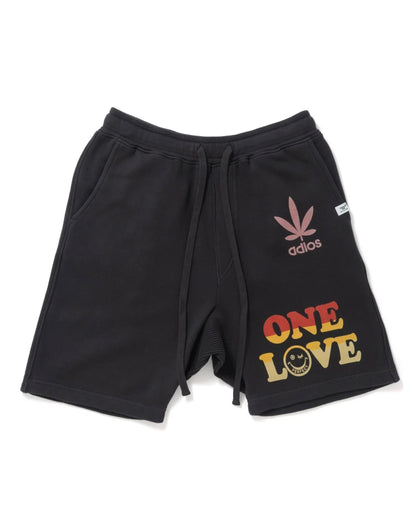 (ONE LOVE)Sweat Short Pants /Vintage Black