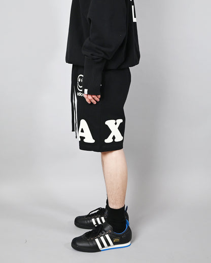 (RELAX) Basic Sweat Short Pants / BLACK