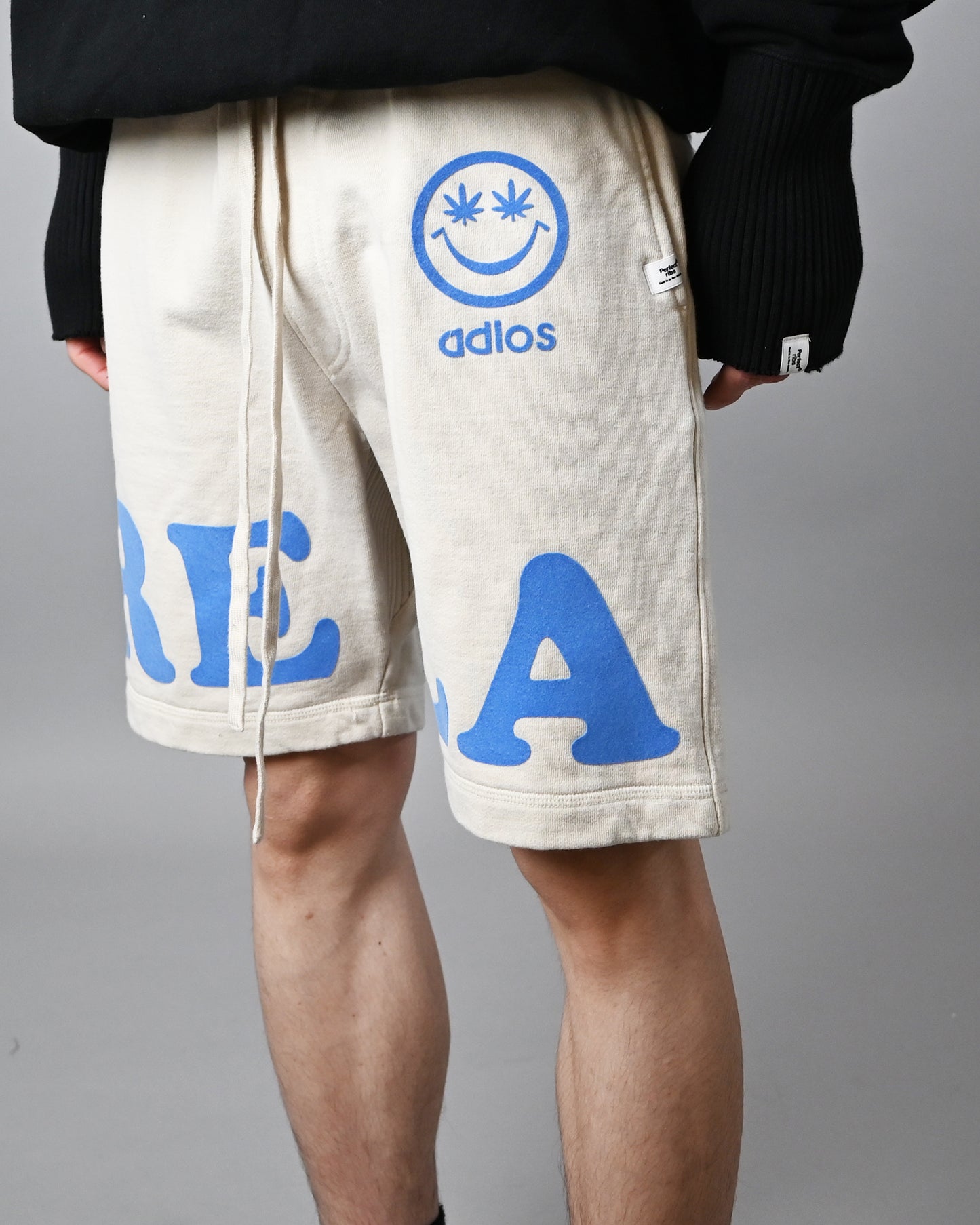 (RELAX) Basic Sweat Short Pants / Ivory