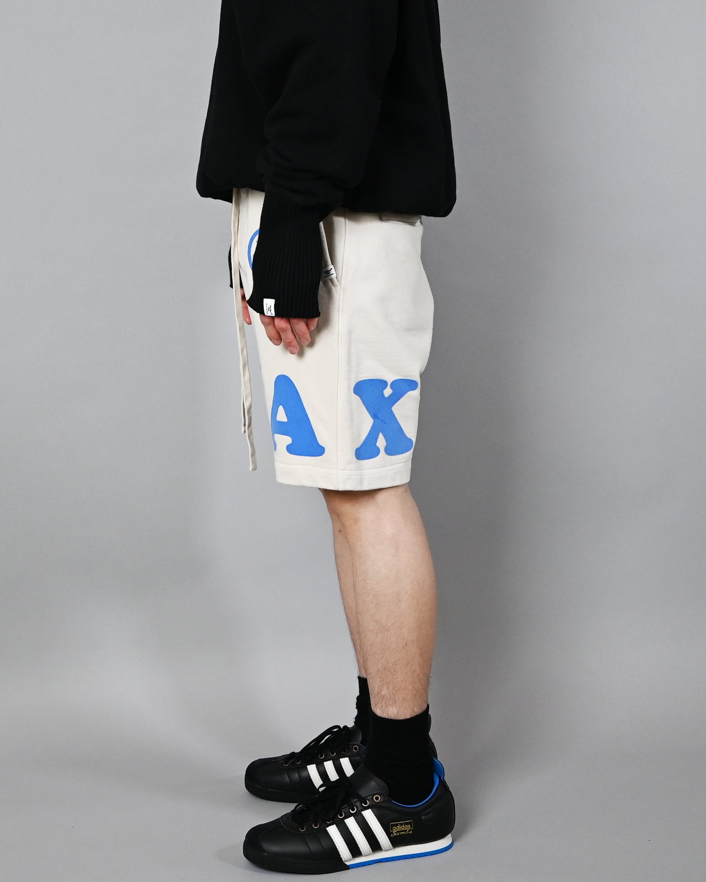 (RELAX) Basic Sweat Short Pants / Ivory