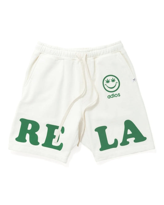 (RELAX) Basic Sweat Short Pants / WHITE