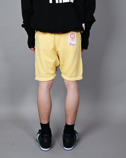 (ONE LOVE)Sweat Short Pants /Vintage Yellow