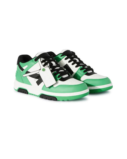 オフホワイト/OUT OF OFFICE CALF LEATHER/スニーカー/Green