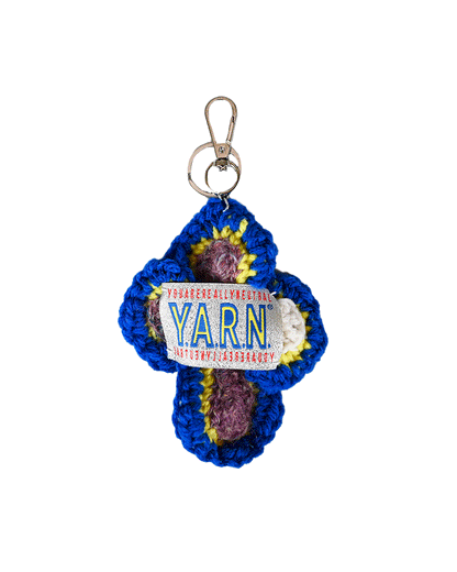 ヤーン/Y.A.R.N. KNIT KEYHOLDER-3/2025-Yarn-020/キーホルダー/MULTI