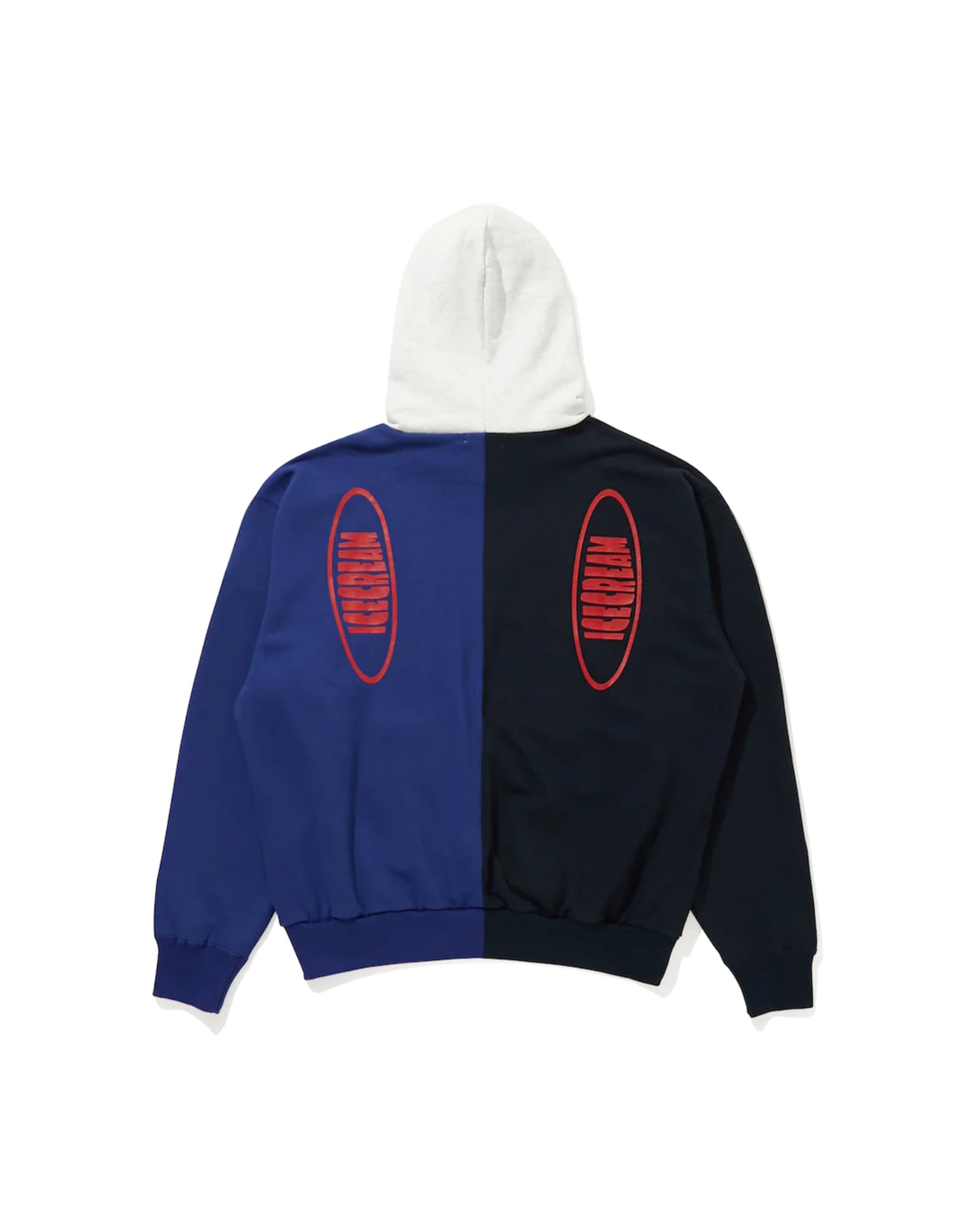 CRAZY COTTON HOODIE (pullover hoodie) GRY/BLK/BLU