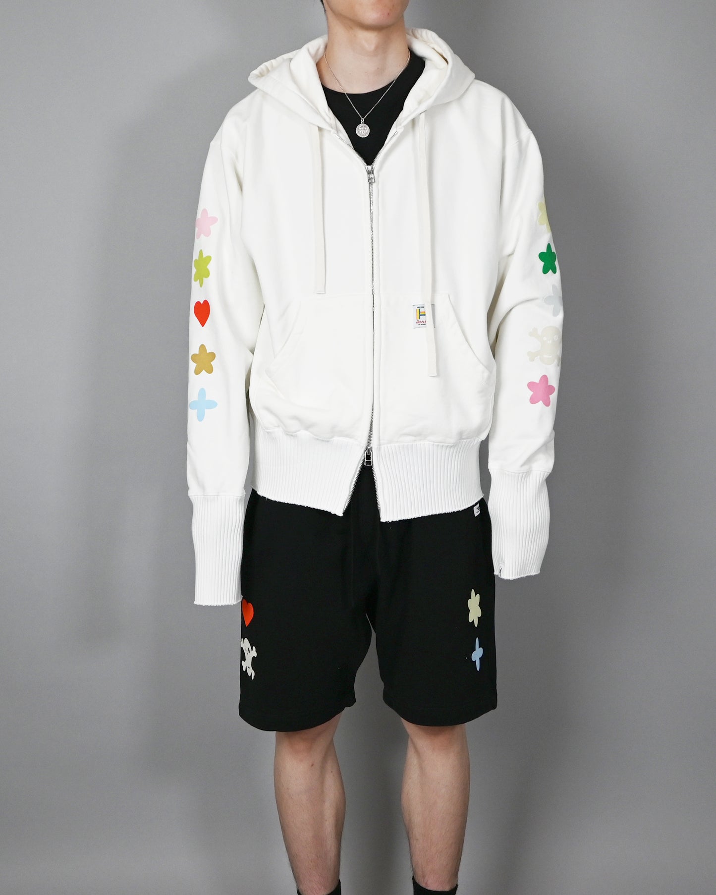 Zip Hoodie / WHITE