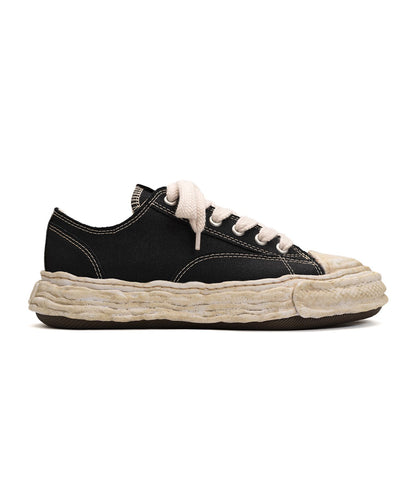 ミハラヤスヒロ / PETERSON 23 / original sole garment dyed canvas Low-Top sneaker/A14FW726 /ピーターソン / BLACK