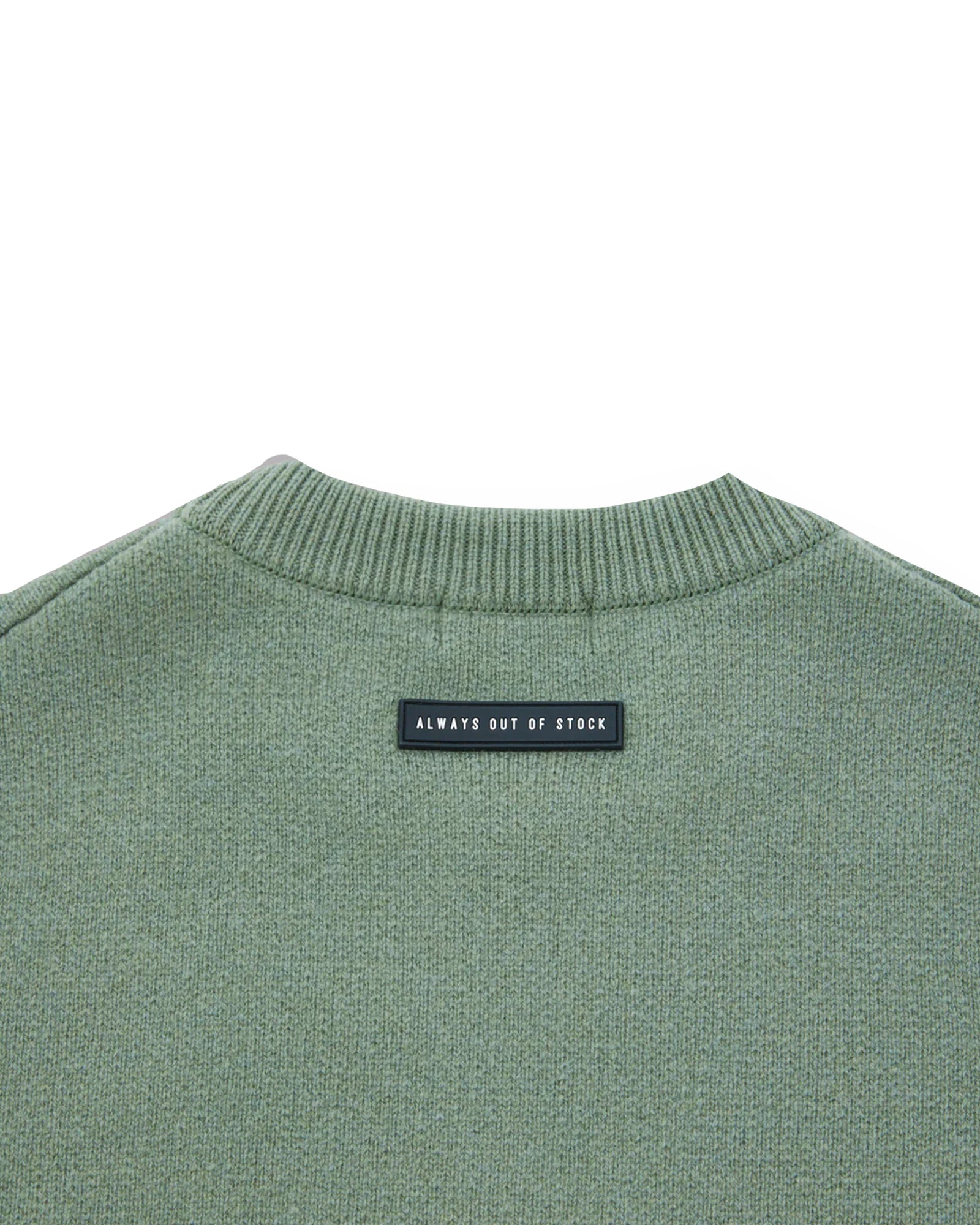 JACQUARD CREW NECK SWEATER (crew neck sweater) JADE