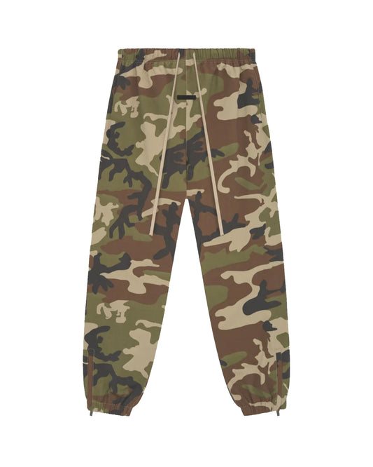 エッセンシャルズ/MILITARY NYLON TRACKPANT/130BT244558F/ナイロンパンツ/CAMO