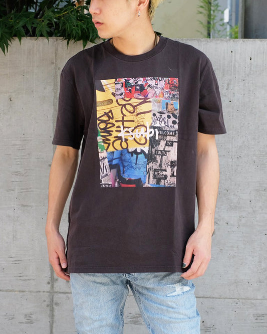 スビ/Knitted kulture kash ss tee/Tシャツ/Black