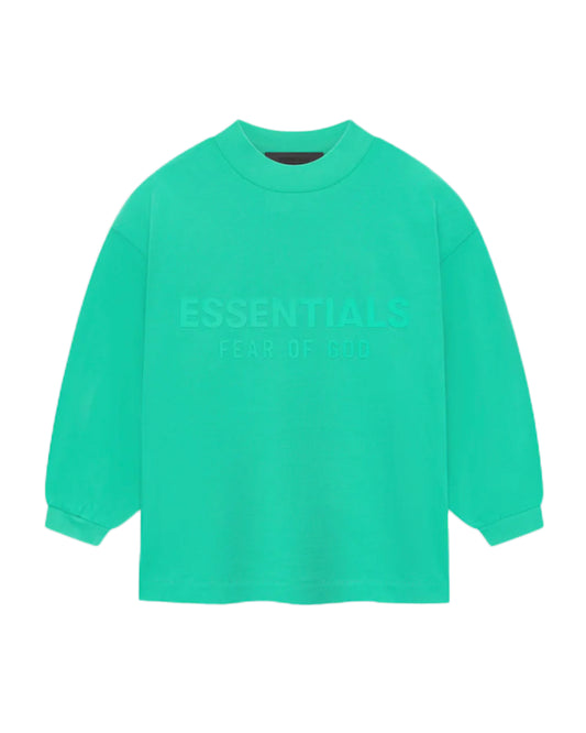 エッセンシャルズ/LONGSLEEVE SHIRT/785SP241362K/ロンT/MINT LEAF/(Kids)