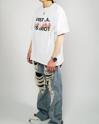 ギャラリーデプト/L.A. RIOT TEE/LRS-10012/Tシャツ/WHITE