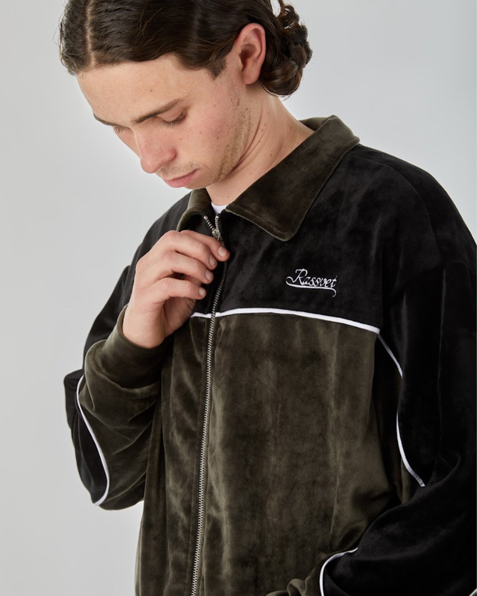 Velour on sale sports jacket