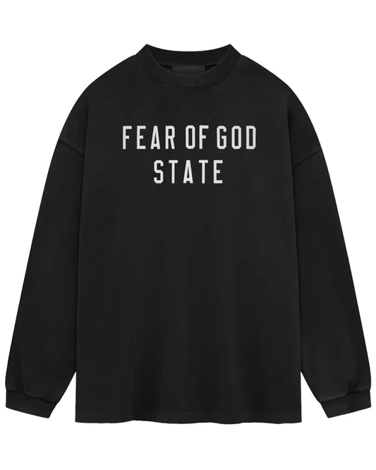 エッセンシャルズ/HEAVY LONGSLEEVE TEE/125BT242010F/ロンT/BLACK