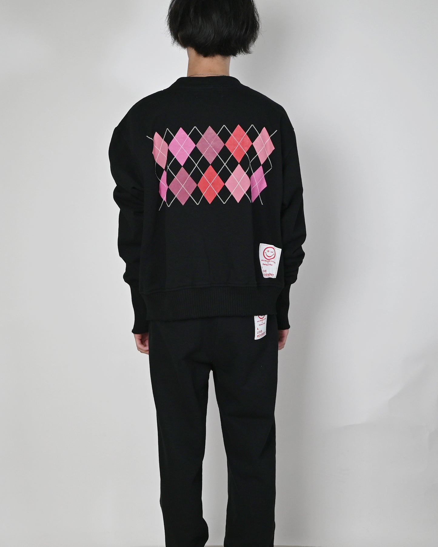 パーフェクトリブス/PR4340112A/(ADIOS) BASIC SWEAT CARDIGAN/カーディガン/BLACK