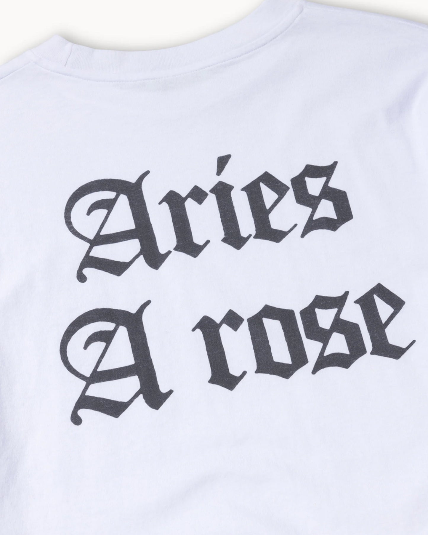 アリーズ/Aries Arose LS Tee /ロングTシャツ/ White