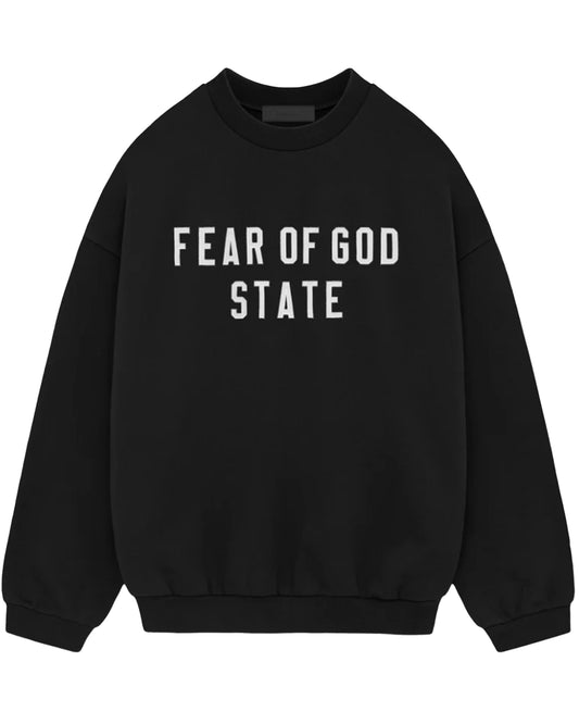 エッセンシャルズ/HEAVY FLEECE CREWNECK/192BT246230F/スウェット/BLACK