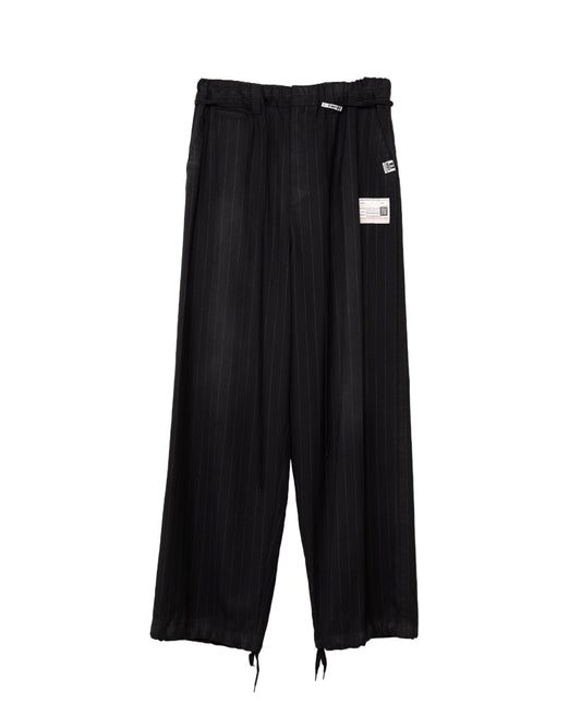 ミハラヤスヒロ /AGED WIDE TROUSERS / A13PT034 / パンツ/ BLACK