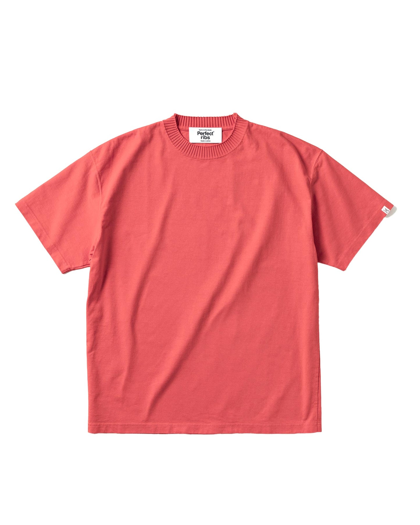 パーフェクトリブス/Basic Short Sleeve T Shirts/Tシャツ/Red