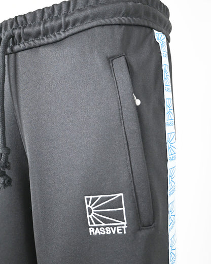 ラスベート/PACC15P007/MEN LOGO TRACKPANTS WOVEN/トラックパンツ/BLACK