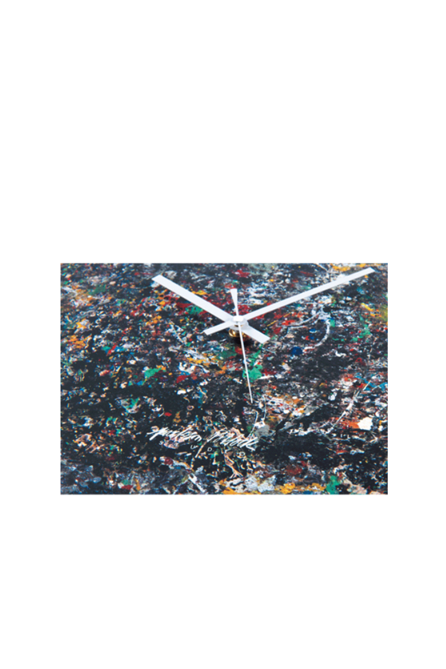WALL CLOCK "Jackson Pollock Studio 03" made by KARIMOKU (watch)