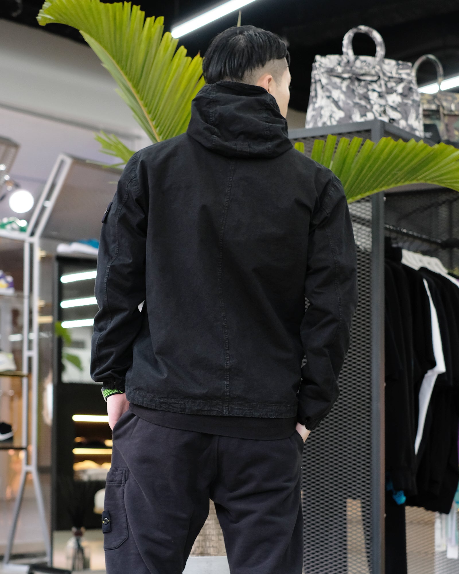 ストーンアイランド/OVERSHIRT/8015106WN/ジャケット/Black