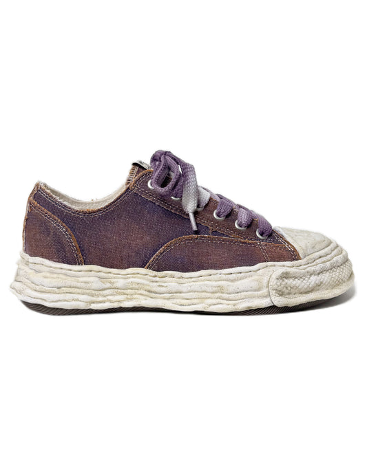 ミハラヤスヒロ / PTS23 CANVAS LOW-TOP / WASHED DENIMPTS23 CANVAS LOW-TOP / キャンバス / WASHED DENIM / A13FW714 / ピーターソン23 / PURPLE