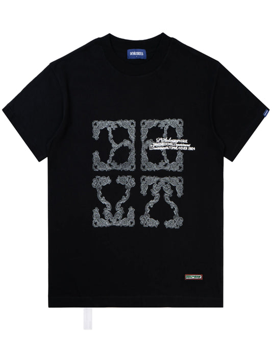 ディーヴァステイツ/DSA2B204F24/Tshirt - CARTOUCHE/Tシャツ/BLACK