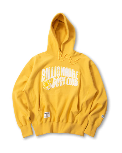 ビリオネアボーイズクラブ/BBCJP233K001/CHENILLE LOGO COTTON HOODIE /プルオーバーパーカー/YELLOW