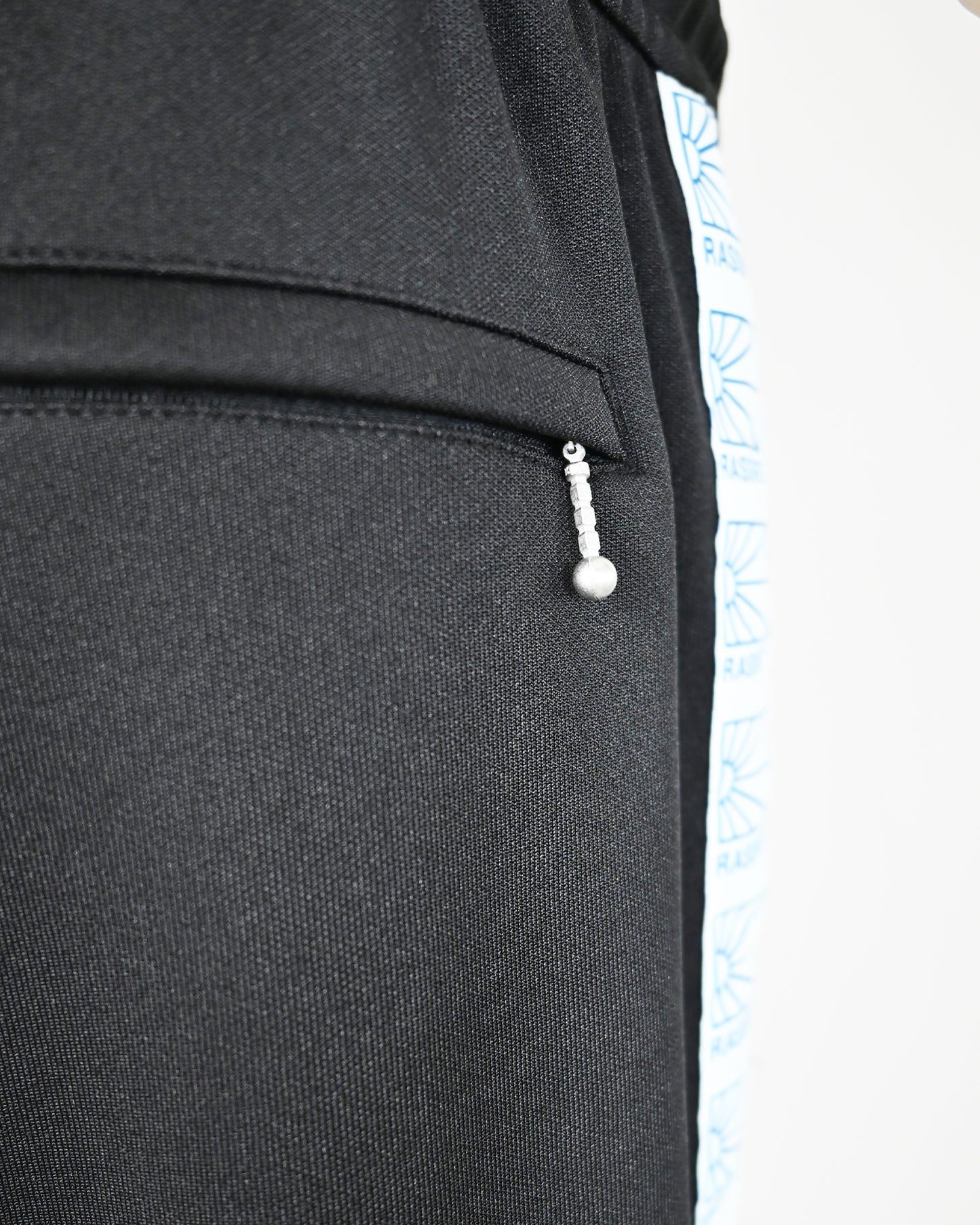 ラスベート/PACC15P007/MEN LOGO TRACKPANTS WOVEN/トラックパンツ/BLACK