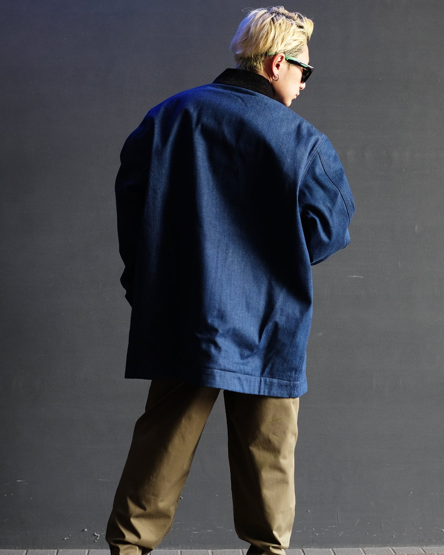 スカイ ハイ ファーム ワークウェア/DENIM CHORE JACKET WOVEN/ジャケット/Blue