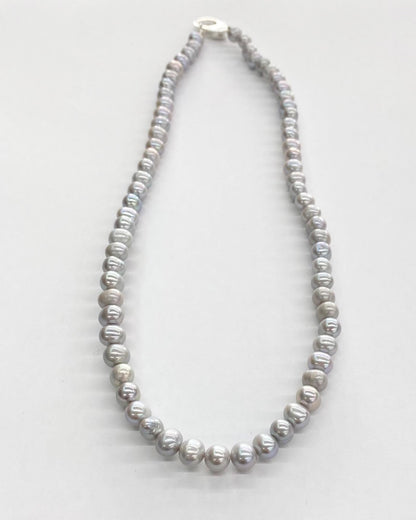 ハットンラブス/Classic Pearl Chain/パールネックレス/Grey