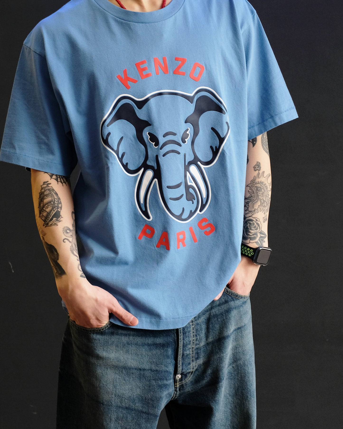 ケンゾー/KEN ZO OVERSIZE T-SHIRT/Tシャツ/Blue