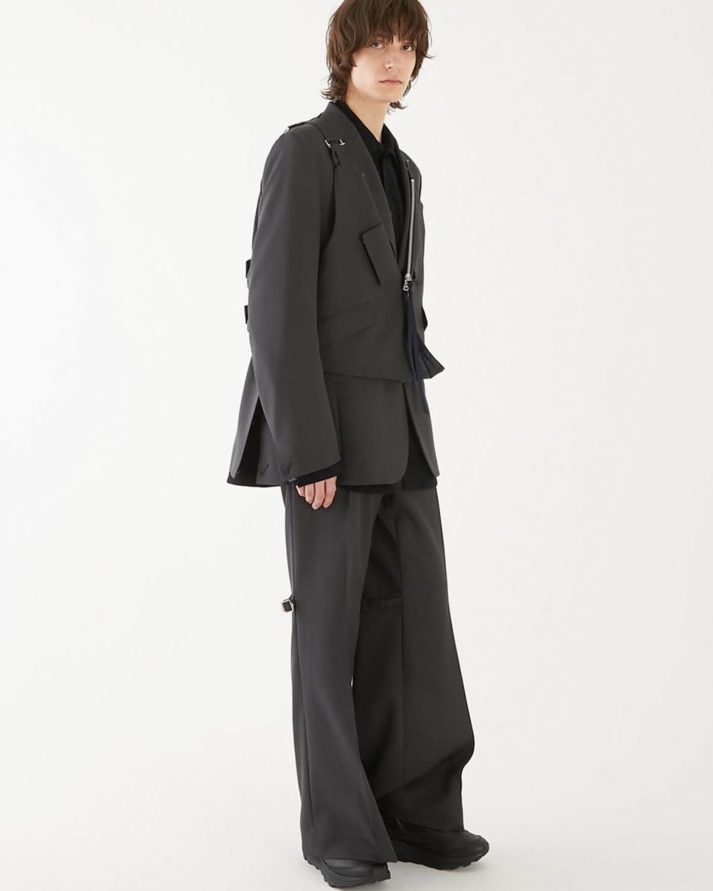 タム/SUITING GAITER SLACKS/スラックス/GRAY