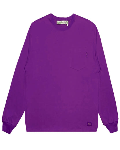 アドバイザリーボードクリスタルズ/L/S POCKET TEE/ロンT/PURPLE