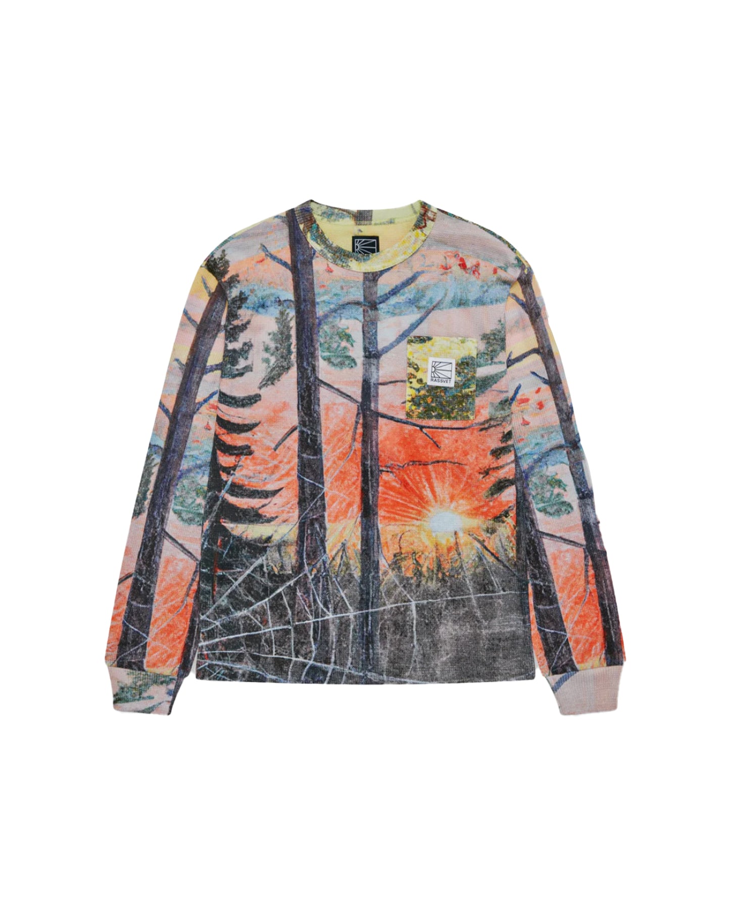 ラスベート/ALL OVER PRINT LONG SLEEVE TEE/ロンT/Multi