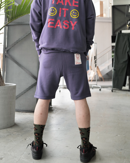 パーフェクトリブス/(adios & RELAX) Sweat Short Pants/ショートパンツ/Navy