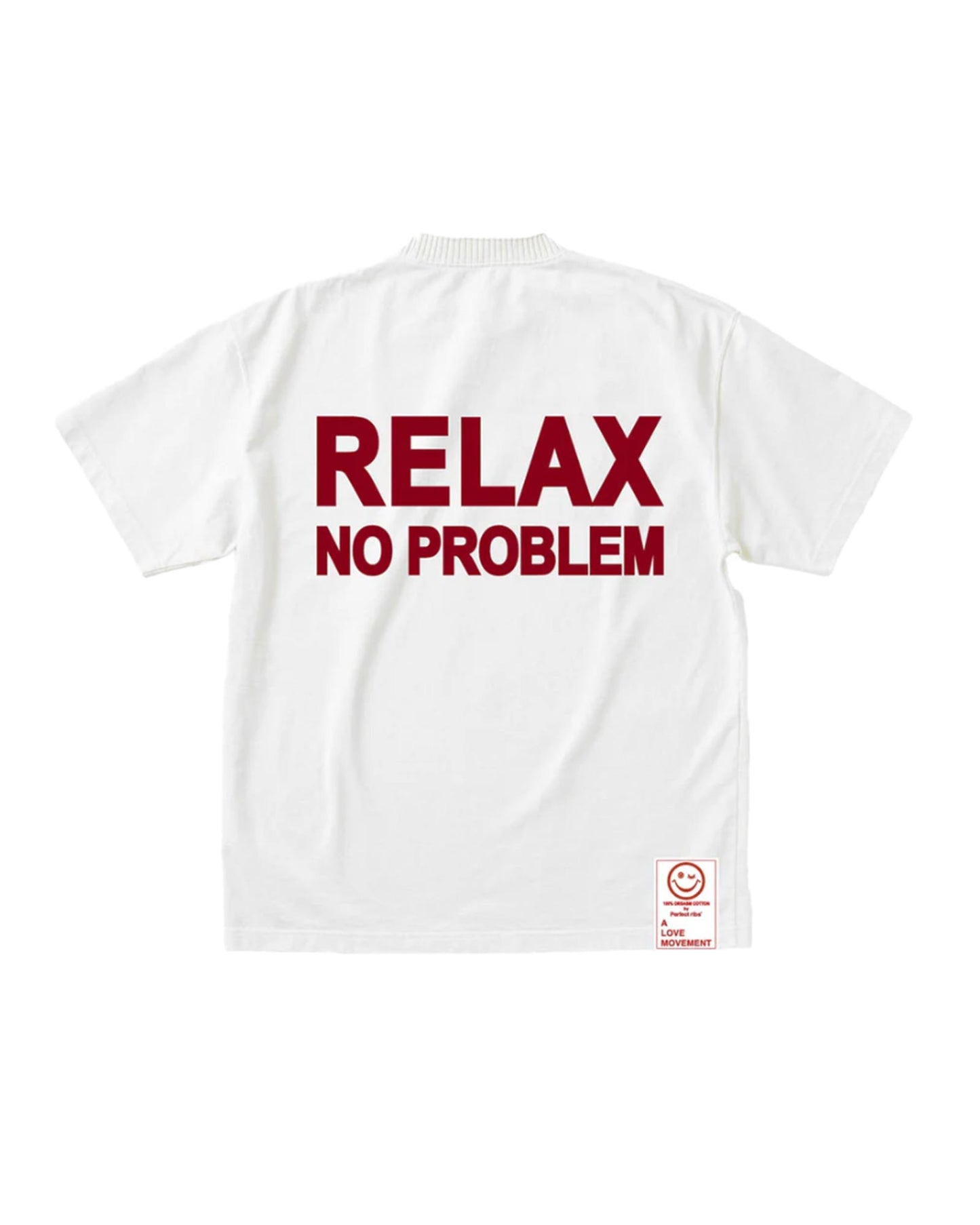 パーフェクトリブス/(RELAX NO PROBLEM) Basic Short Sleeve T Shirts/Tシャツ/White