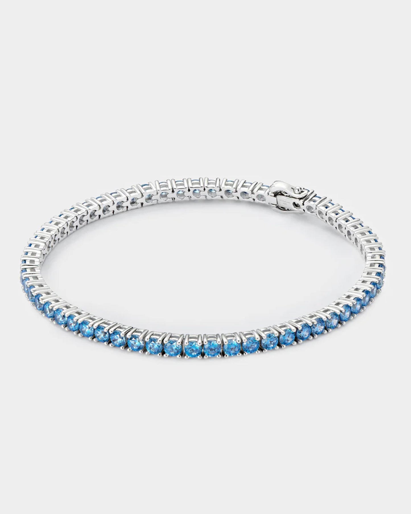 ハットンラブス/Classic Tennis Bracelet/ブレスレット/Sterling Silver Blue