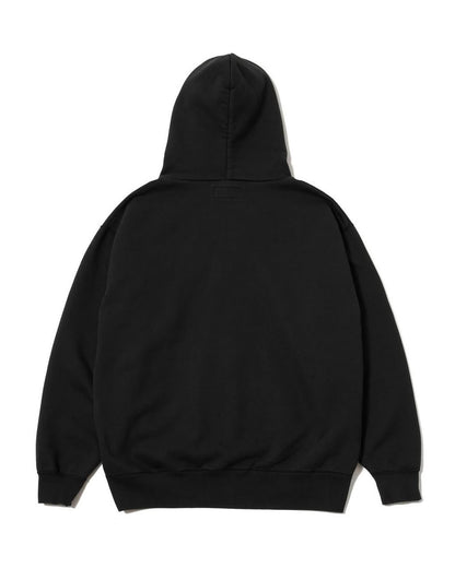 マシス/1242057024/SWEAT HOODED FREEDOM WASH/プルオーバーパーカー/BLACK