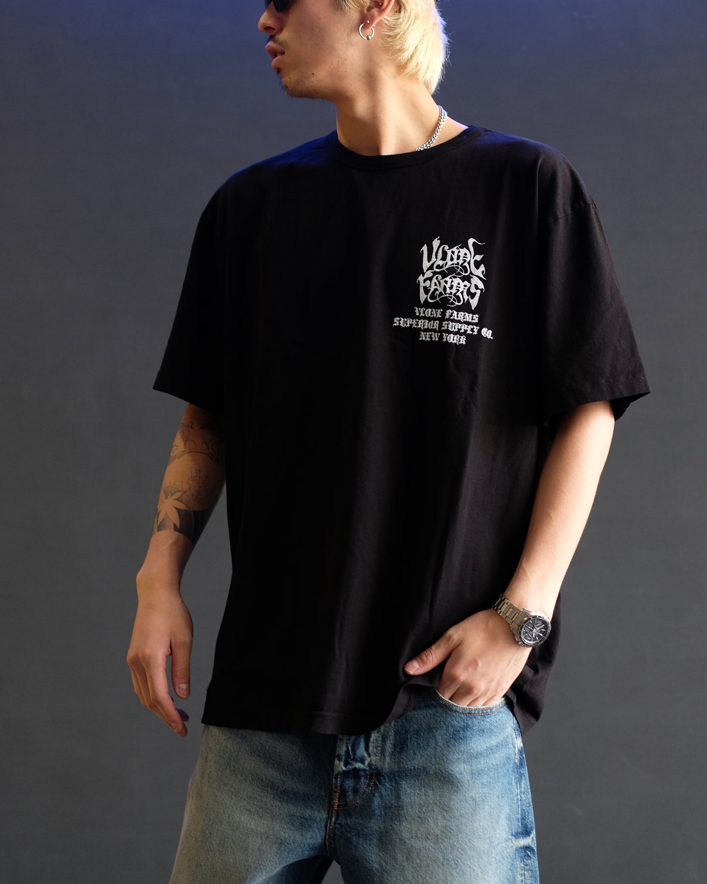 ヴィーローン/Pure Pain T-Shirt /Tシャツ/Black