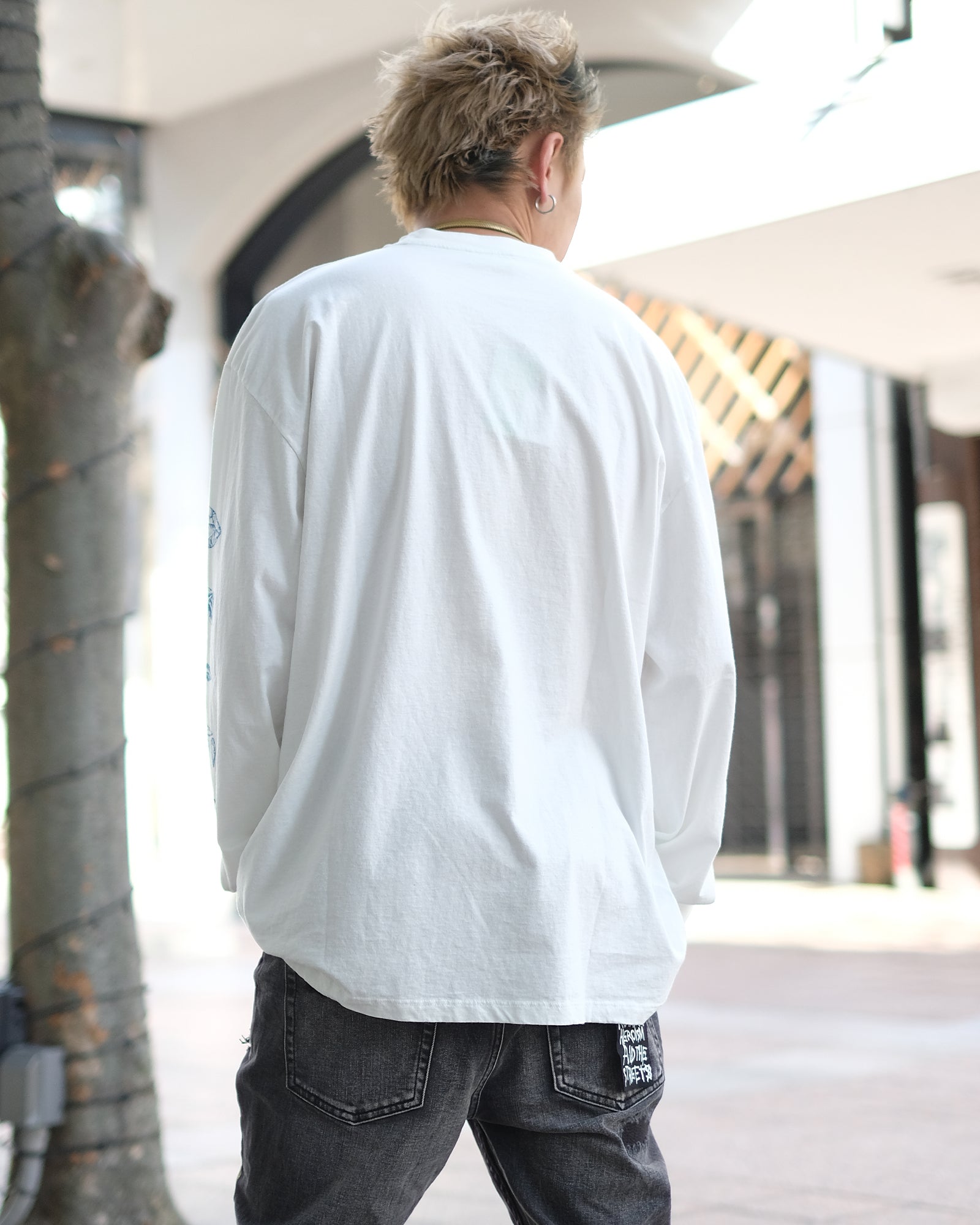 アリーズ/ALIEN WOODCUT LS TEE /ロングTシャツ/ Off White – Application