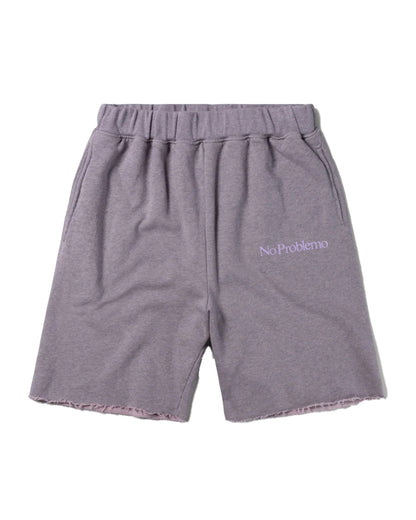 アリーズ/Overdyed melange mini problemo sweatshort/ショーツ/Purple