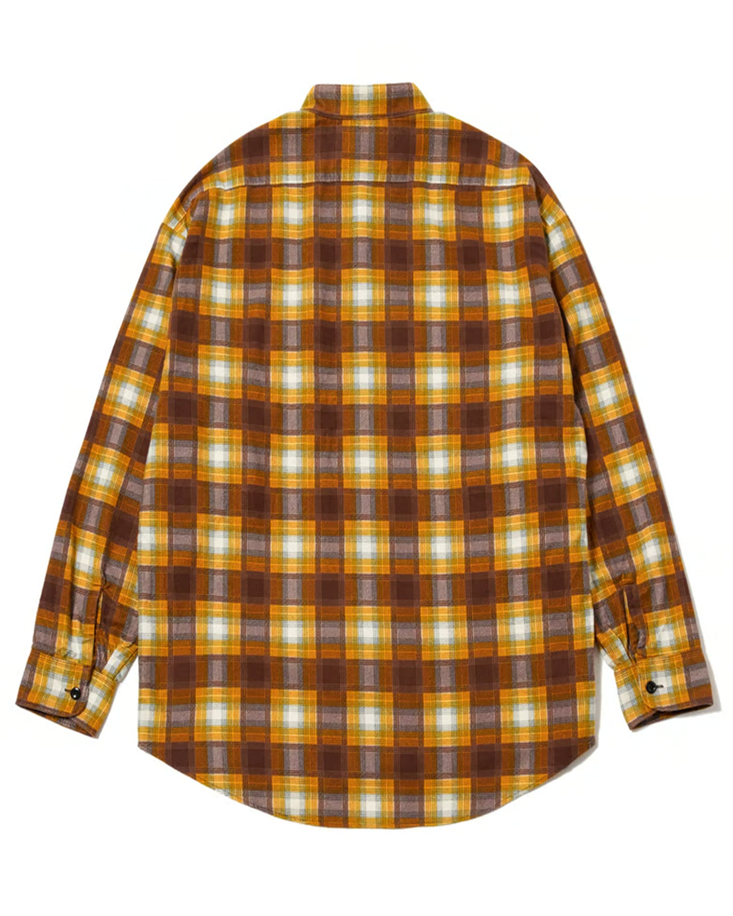 マシス/1242021012/FLANNEL PLAID SHIRT.ST/シャツ/MUSTARD