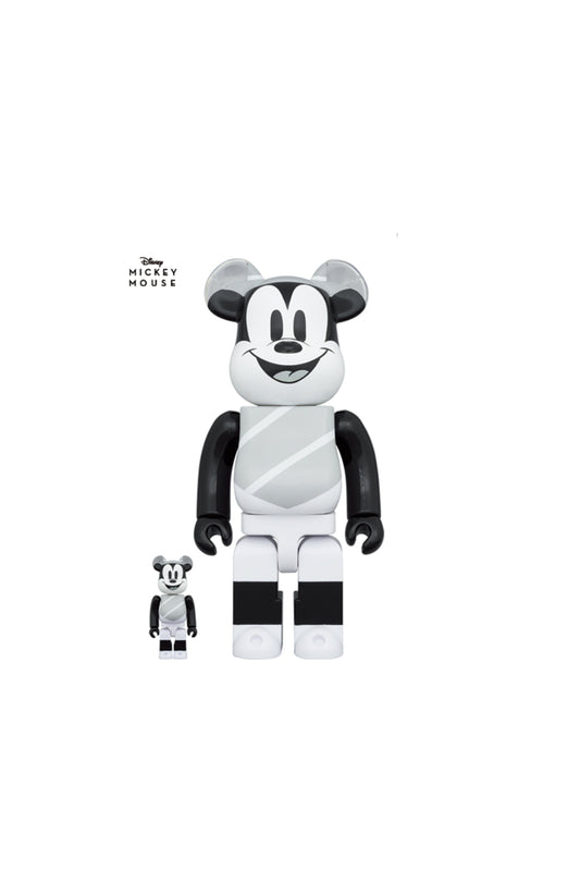 BE@RBRICK HAT AND PONCHO MICKEY Ver.100% &amp; 400%