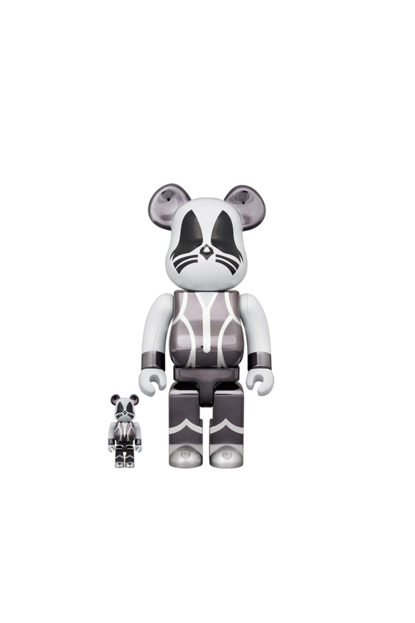 ベアブリック/BE＠RBRICK KISS CATMAN CHROME /キッス クローム/Ver.100％ & 400％