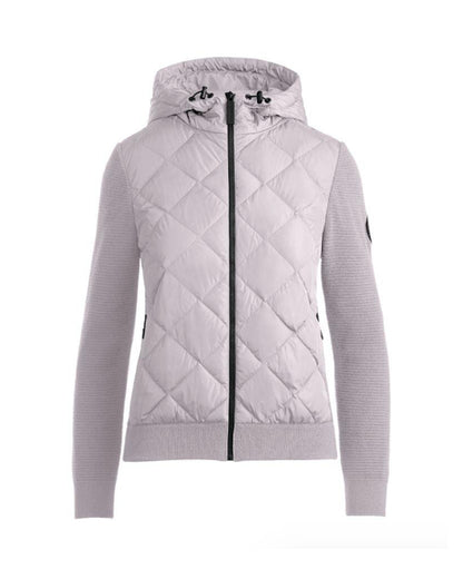 カナダグース/6800LB/Hybridge Quilted Knit Hoody Black Label/ハイブリッジ® キルテッド ニット フーディー ブラックレーベル/LIGHT PINK